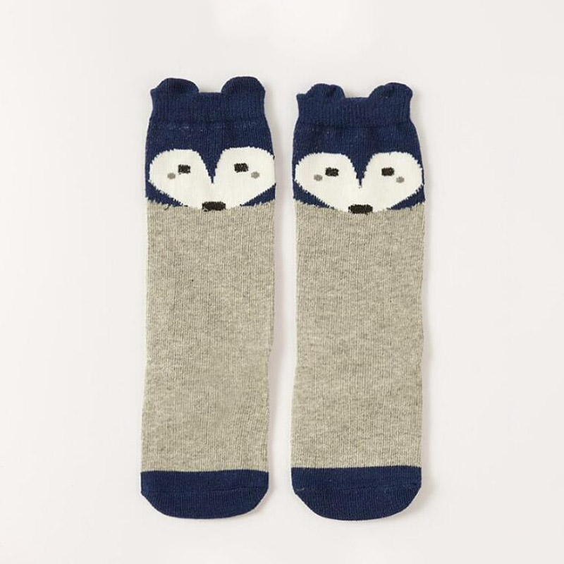 Cartoon Cute Kids Socks Bear Animal Baby Cotton Socks Knee High Long LegWarmers Cute Socks Boy Girl Children socks: style 3 / 1 to 3 year