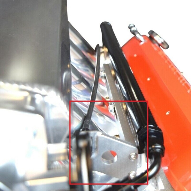 LS3 Adjustable Throttle Cable Bracket for 102mm Sheet Metal Intake Rectangle Port 551447