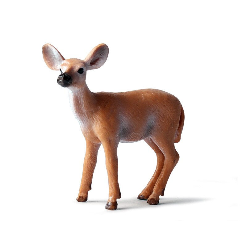 Classic Toy Figures Model Handmade Deer Accessories Boy's Furnishing Science Home Entertainment