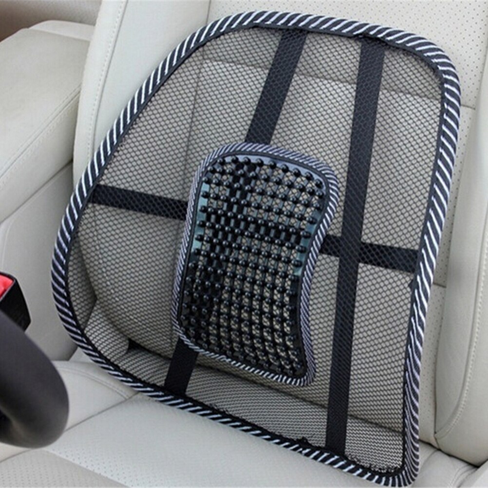 Car Seat Office Chair Back Cushion Massage Mesh Pad Relief for Toyota Yaris Tundra Tacoma RAV4 Corolla Aygo Avalon Auris
