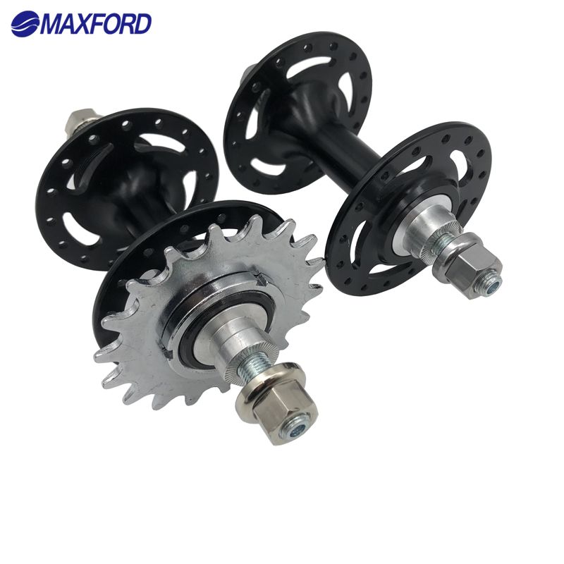 MAXFORD bicicleta Fixie Hub bicicleta cubo de aluminio rueda libre rodamiento sellado 32H 36H piñón fijo bicicleta pista piezas de ciclismo