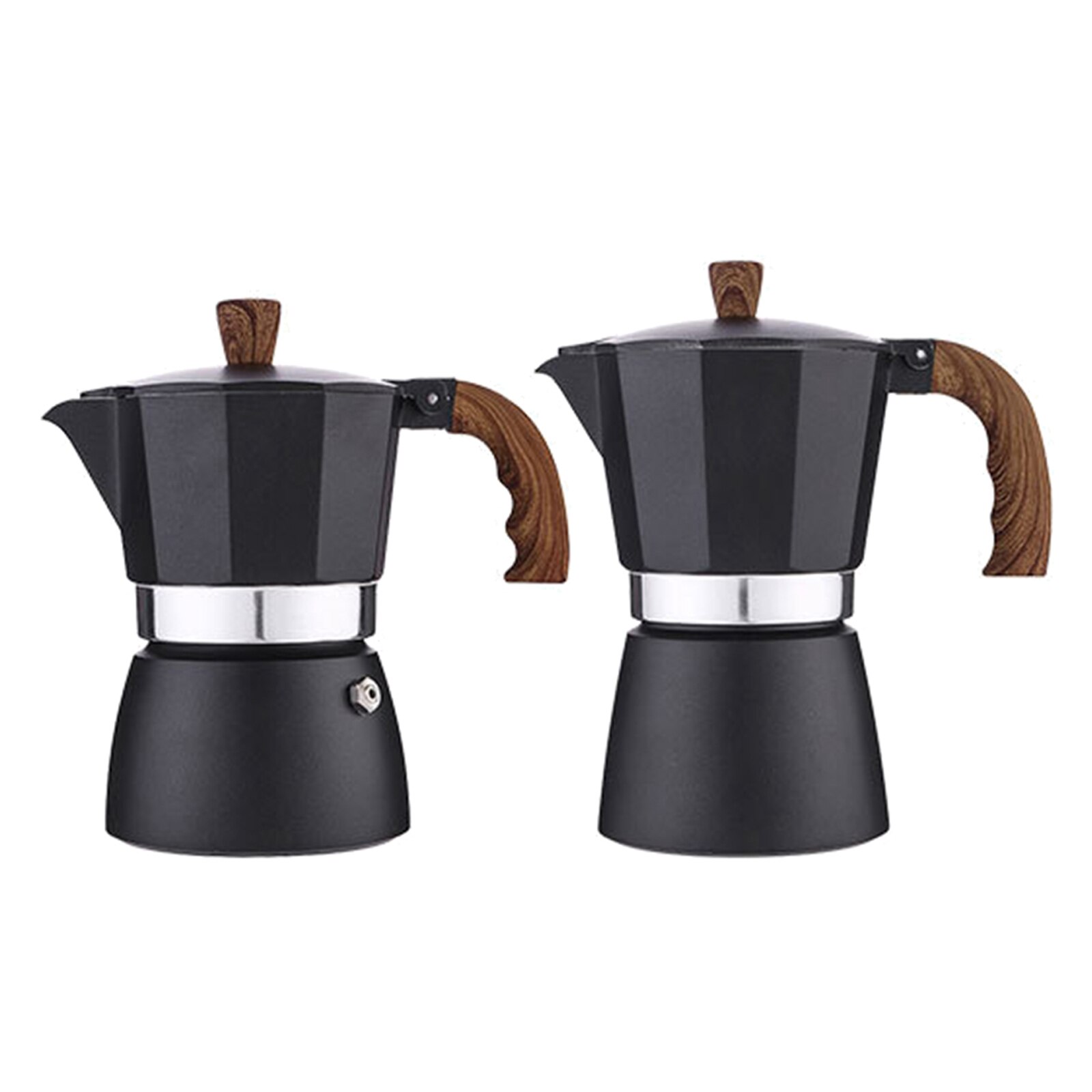 Aluminium Moka Pot Kookplaat Koffiezetapparaat Italiaanse Espresso Brouwer, Schoon Te Maken