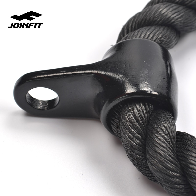 JOINFIT Triceps Rope Abdominal Crunches Cable Pull Down Laterals Biceps Muscle Training Fitness Body Building Gym Pull Rope