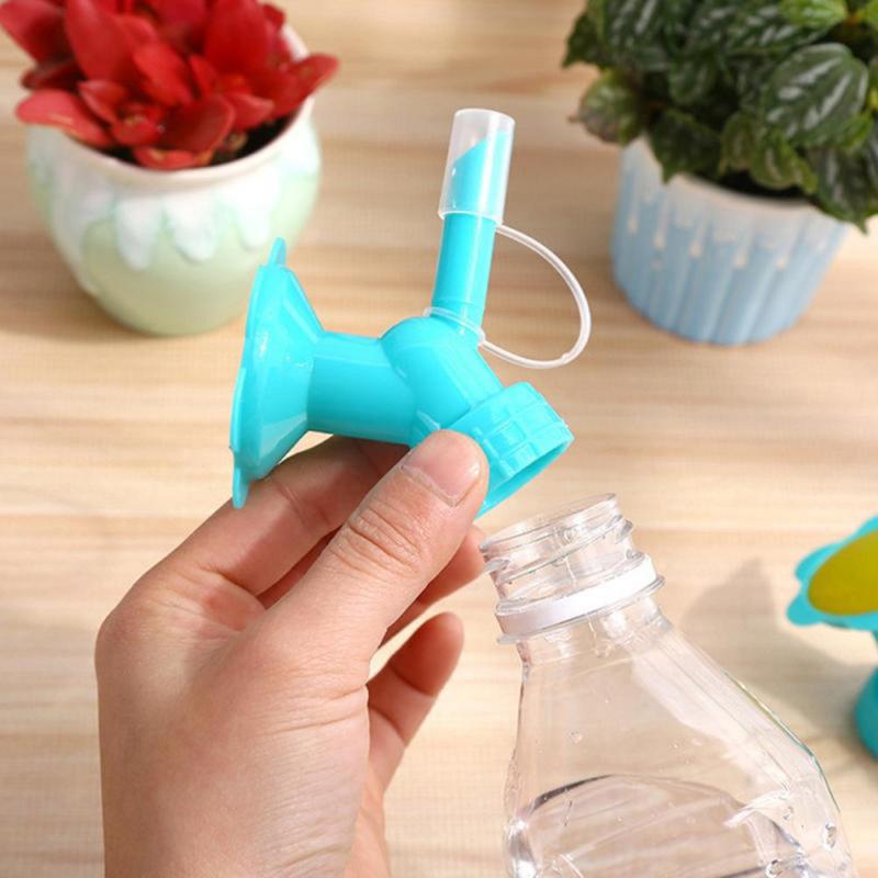 2 In 1 Plastic Thuis Pot Gieter Fles Water Blikjes Kleine Sprinkler Nozzles Voor Bloempot Planten Indoor Waterers