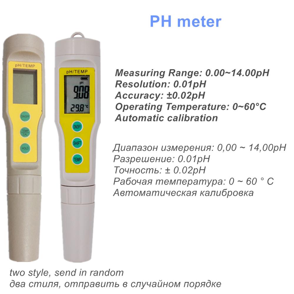 PH Meter Water Tester TDS/PH/EC Temperature Tester pen Conductivity For Drinking Water Measurement Tools
