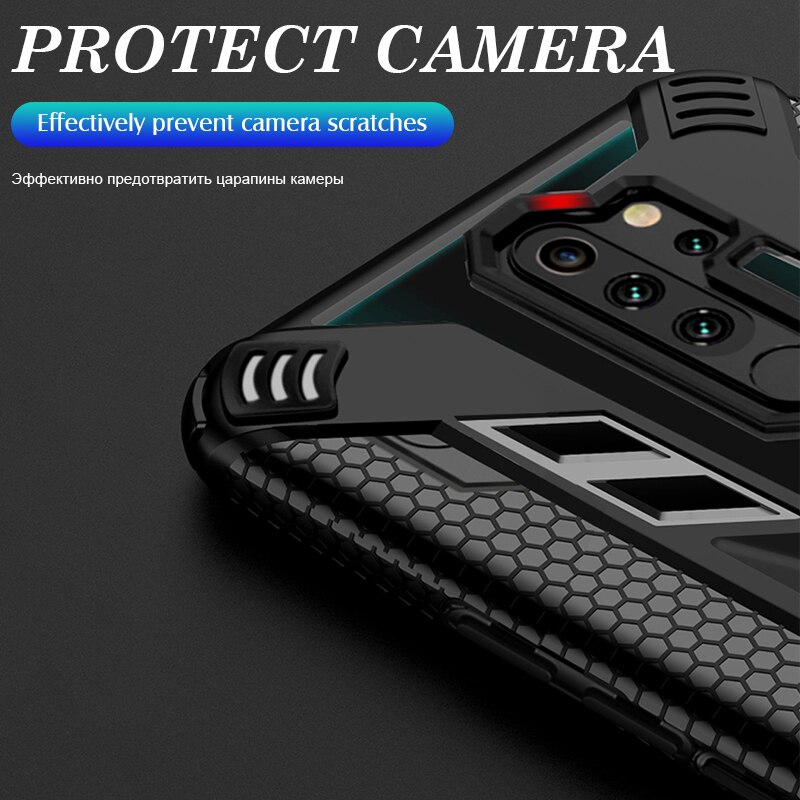 Luxe Armor Zachte Siliconen Metalen Ring Houder Case Voor Xiaomi Redmi Note 8T 7 8 Pro K20 Pro Shockproof bumper Case Cover