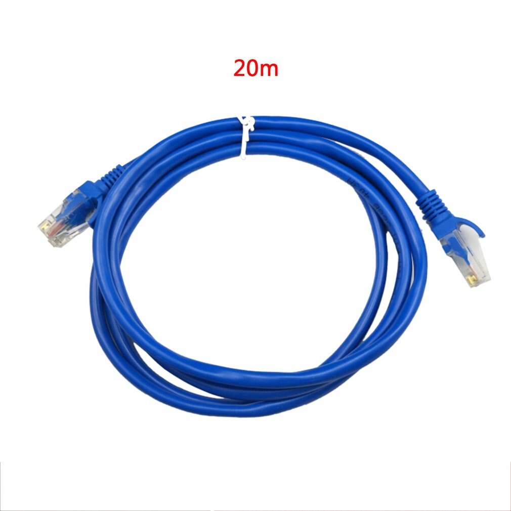 5/10/15/20/25/30/50 CAT5 100M RJ45 Ethernet Kabels Connector Ethernet Internet netwerk Kabel Cord Wire Lijn Blauw Rj 45 Lan CAT5: 20M