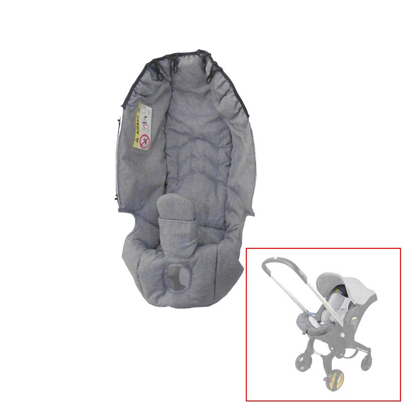 Doona baby sittdyna för 4 in 1 bilstol barnvagn kapell sovkorg sätesmatta kompatibel foofoo doona barnvagnstillbehör: Grå kudde