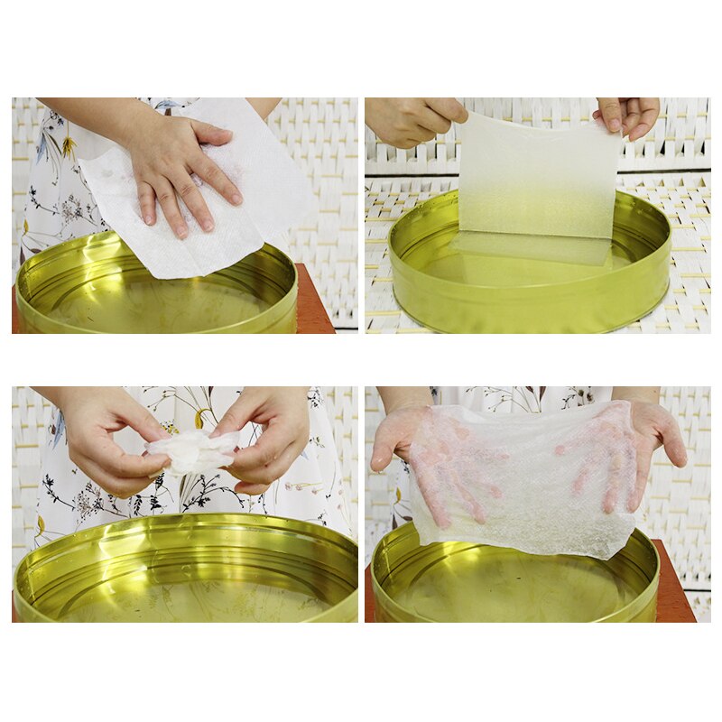 White Hand Toilet Towels Roll Tissues Napkin Household Toilet paper Practical Paper 120pcs/Pack Thicken Kitchen Paper