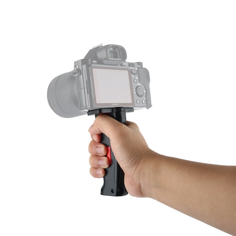 1/4'' Handle Grip Stabilizer Holder Stand Handheld Tripod For LED Flash Light Video Camera Photography lights Fill light