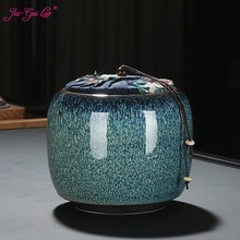 JIA-GUI luo cerâmica caixa de chá caixa de armazenamento frutas secas café feijão tanque de armazenamento cerâmica jar vasilha conjunto recipiente d114