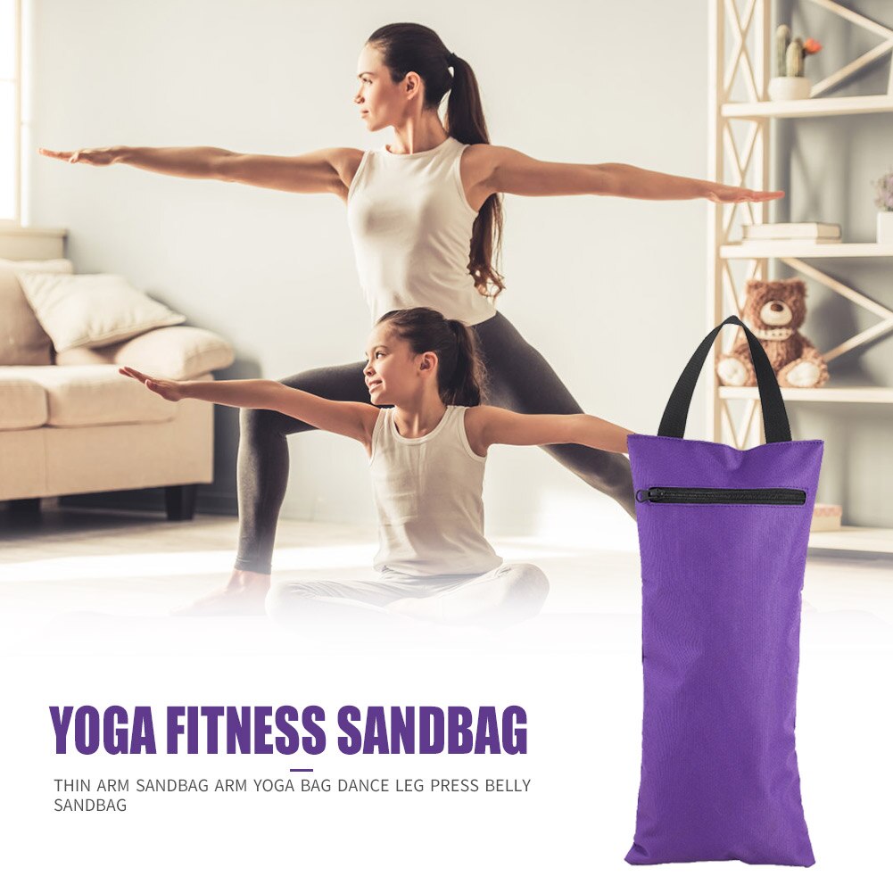 Fitness yoga sandsäck med innerpåse viktad kroppsbyggande sandpåse för träning och bekväm dekoration
