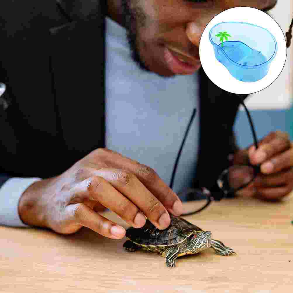 Household Turtle Tank Multi-function Turtle Cage Transparent Reptile Tank Turtle Supply