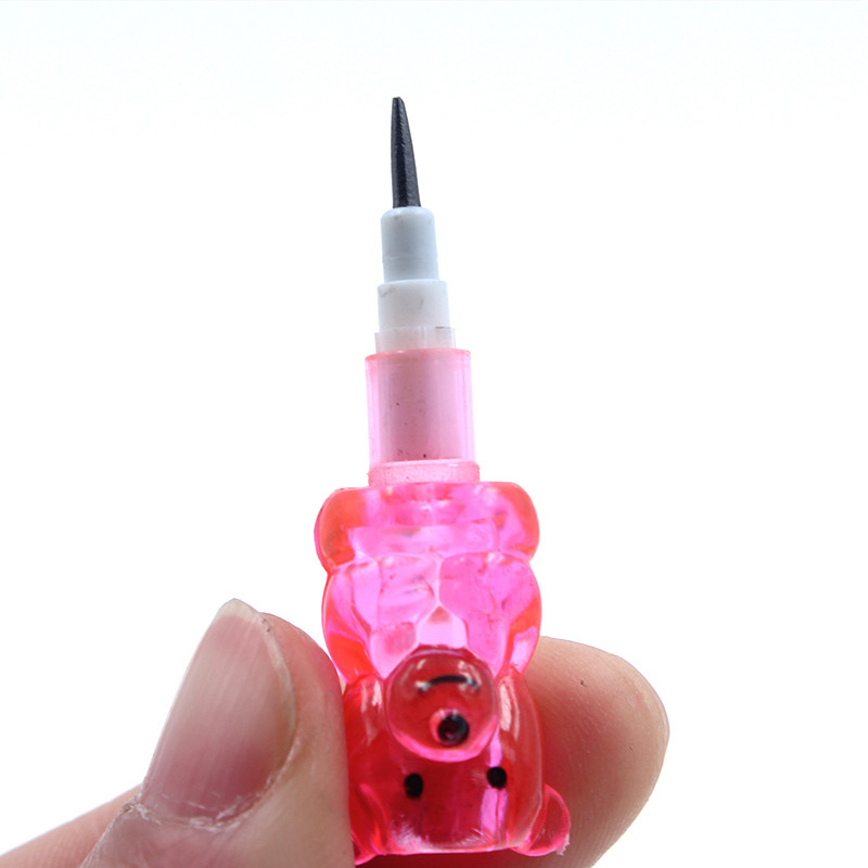 3 Pcs/lot 5 Colors Crayons Kawaii Cartoon Bear Graffiti Drawing Pastel Pen for Kids School Office Stationery Art Supplies