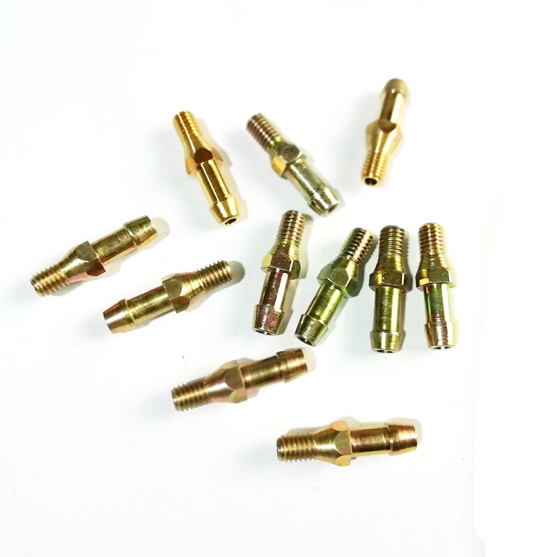 10pcs M6 CNG Injector Rail Cylinder Intake Head CNG Pressure Reducer Inlet Head Reducer Injector Rail To Cylinder Intake Member