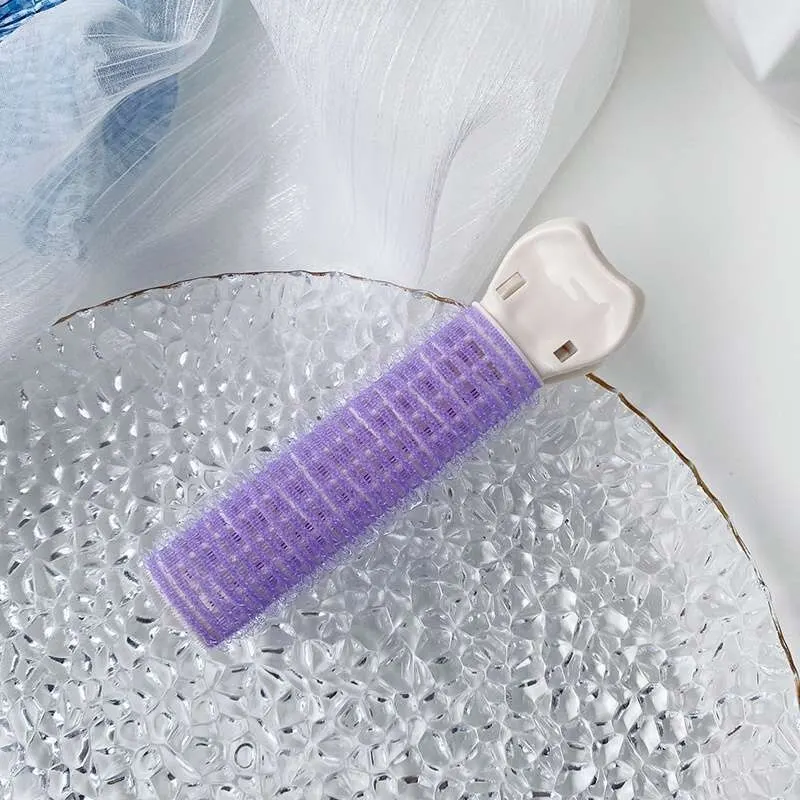 Rodillos de pelo autoadhesivos grandes para peluquería, uso doméstico, rodillo de estilismo mágico DIY, rizador de pelo, herramientas de belleza para mujer, 3 estilos, 1 ud.: Amarillo claro