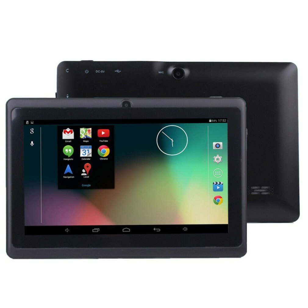 7 Inch Wifi Tablet Computer Quad Core 512 + 4Gb Wifi Custom Android Processor Frequentie Intelligente Zwaartekracht Sensor: black / EU PLUG