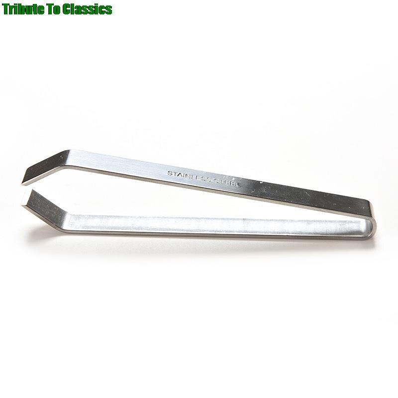 1 sztuk ze stali nierdzewnej szczypce Fishbone metalowe ryby depilator kuchnia Stubbs skubanie futro kości klip Tong zwierząt szczypce BBQ