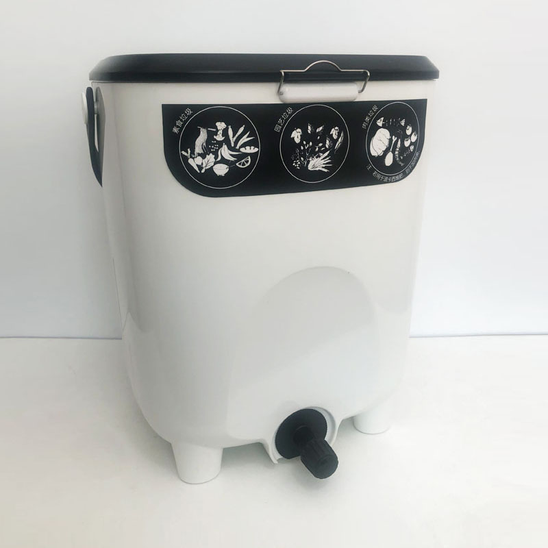 10L Compost Bin Composting Bucket Courtyard Garbage Bin Deciduous Leaf Collection Kitchen Waste Fermentation Box Organic