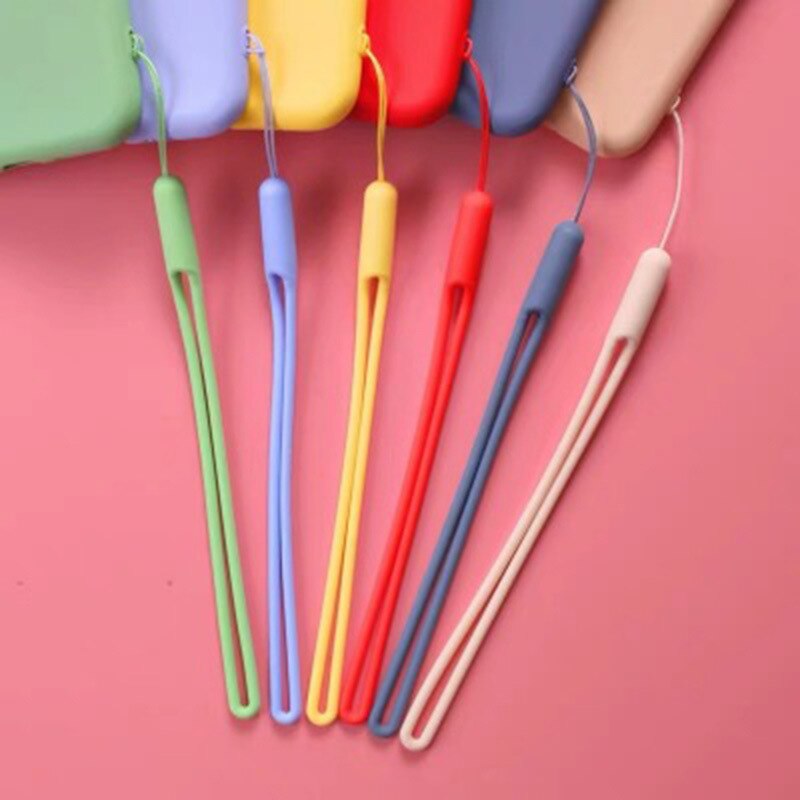 Silicone Mobile Phone Lanyard Silicone Fan Wrist Strap Speaker Rain Umbrella Strap Elastic Liquid Silicone Strap