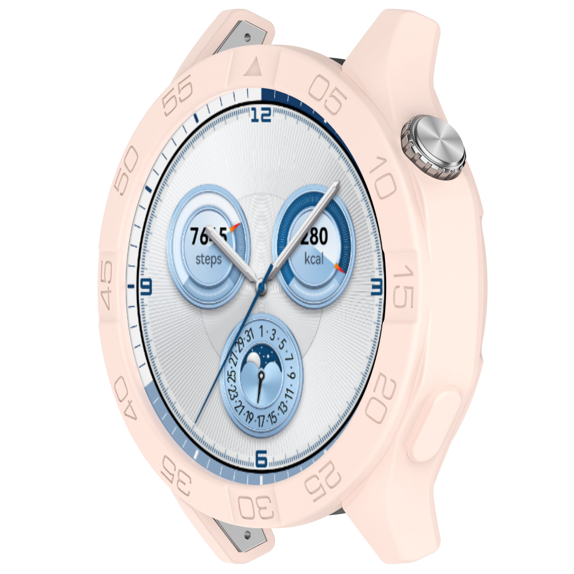 Silicone Case Cover For Huawei GT5 46MM / GT4 46MM Soft Protector Bumper Cases For Huawei GT5 Pro 46MM Watch Accessories: Sky Blue