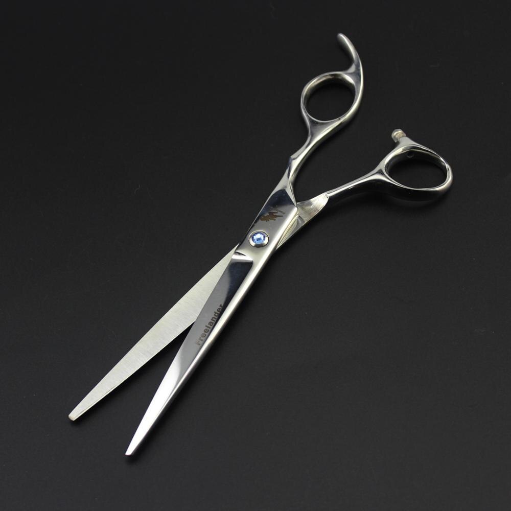 7.0 Inch Sliver Pet Grooming Schaar Set Straight Cut Tanden Cut Dichte Tanden Schaar Kat Hond Grooming Schaar Kit: cutting scissors