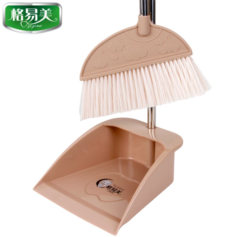 Traje recogedor de escoba de Herramientas de limpieza plegables para el hogar combinación de escoba de polipropileno de plástico suave limpieza de cabello juegos de ayuda sin polvo