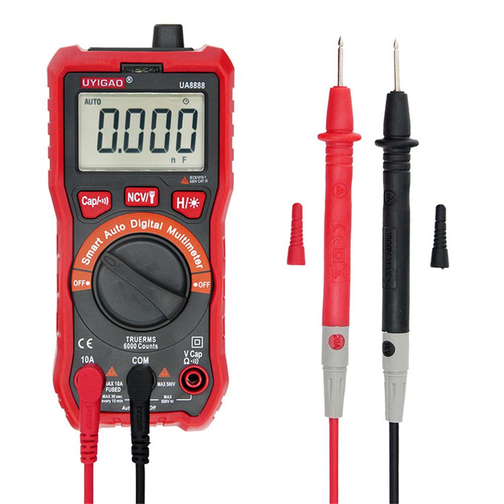 UYIGAO UA8888 Digital Multimeter Digital Display Fully Automatic Intelligent Current And Voltmeter No Need To Shift Gears Tester