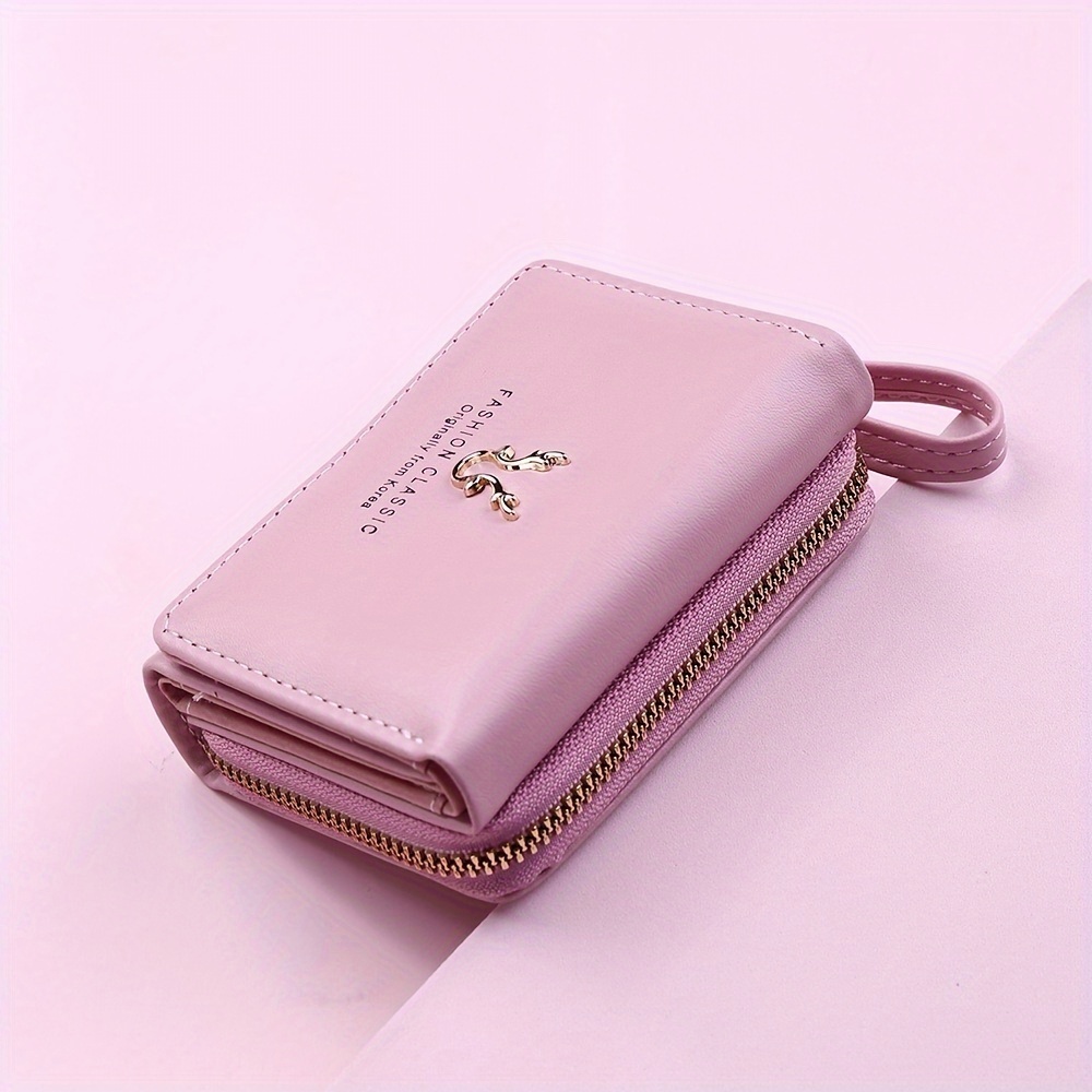 Classic Three Fold Wallet Coin Card Storage Women's Casual Student Small and Large Capacity