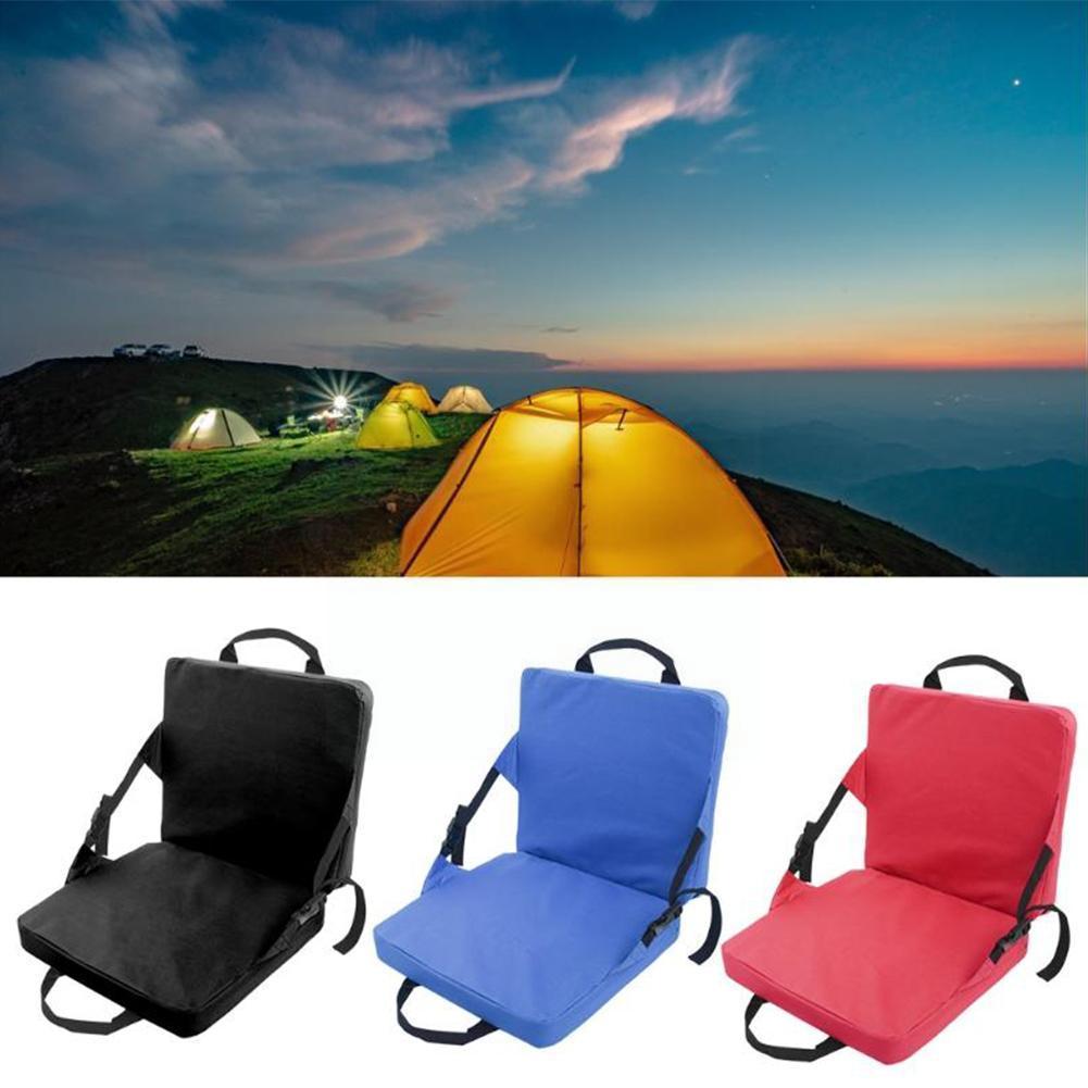 Canoe Kayak Cushion Waterproof Stadium Chair With Comfortable Back Support For Hiking Camping Boating Fishing Accessor W1m6