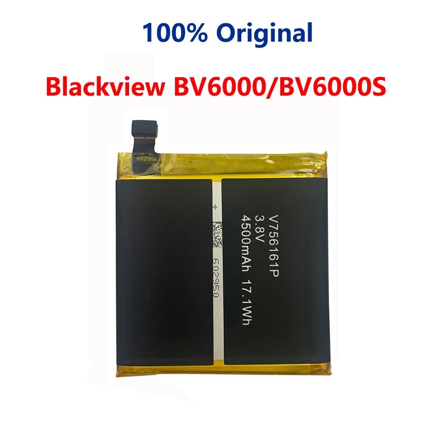 100% Original For Blackview BV5000 BV5500 BV6000 BV6000S BV6800 BV7000 BV8000 BV9000 BV9600 BV9700 BV9800 A20 Pro Phone Battery: BV6000 BV6000S