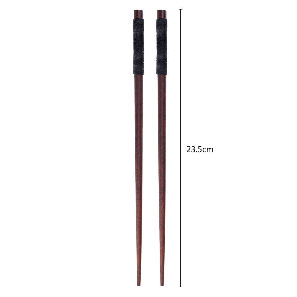 Natural Wood Chopsticks Spoon Japanese Korean Reusable Chopsticks for Sushi Kitchen Tableware Chinese Set Handmade
