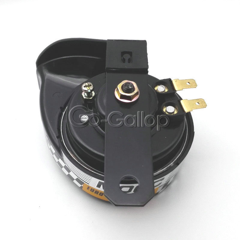 DC 12V 510Hz Black Motorcycle HORN For Harley Dyna Sportster Softail Touring XL 1200 883/Kawasaki VN 900 1500 1600 1700 Classic