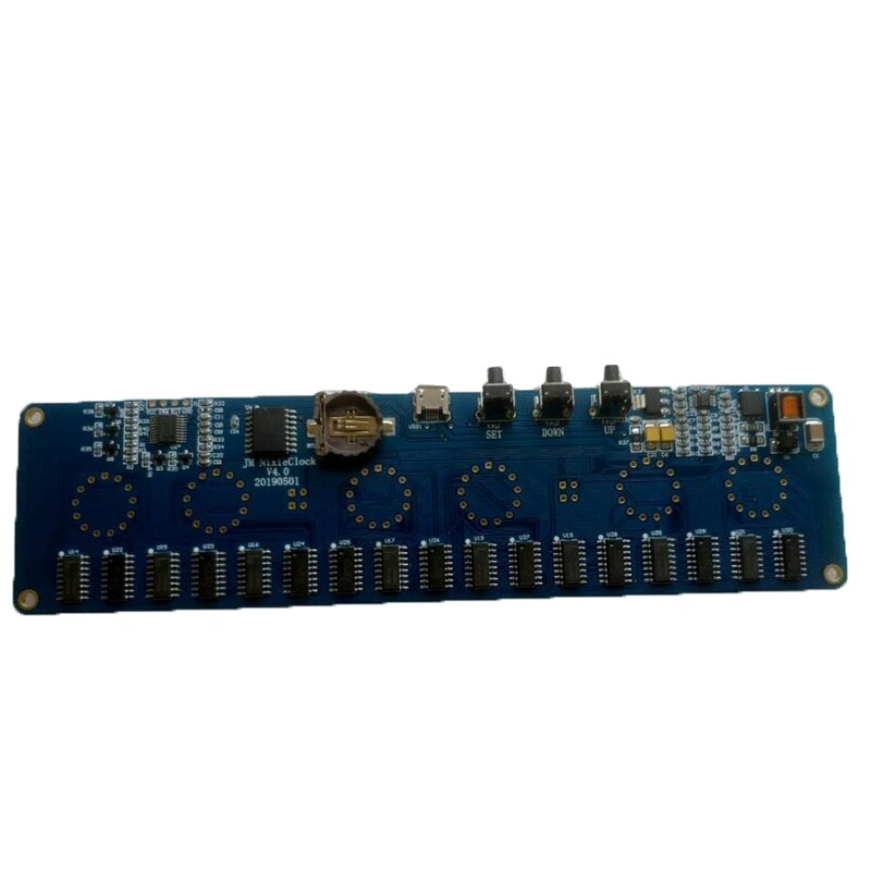 Diy In14 In4 Nixie Buis Klok Digitale Led Klok Printplaat Kit, Pcba Geen Buizen