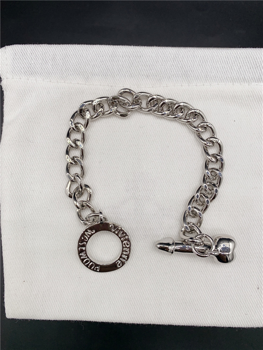 Bracelet Saturn pour enfants, européenne et américaine, argent et blanc