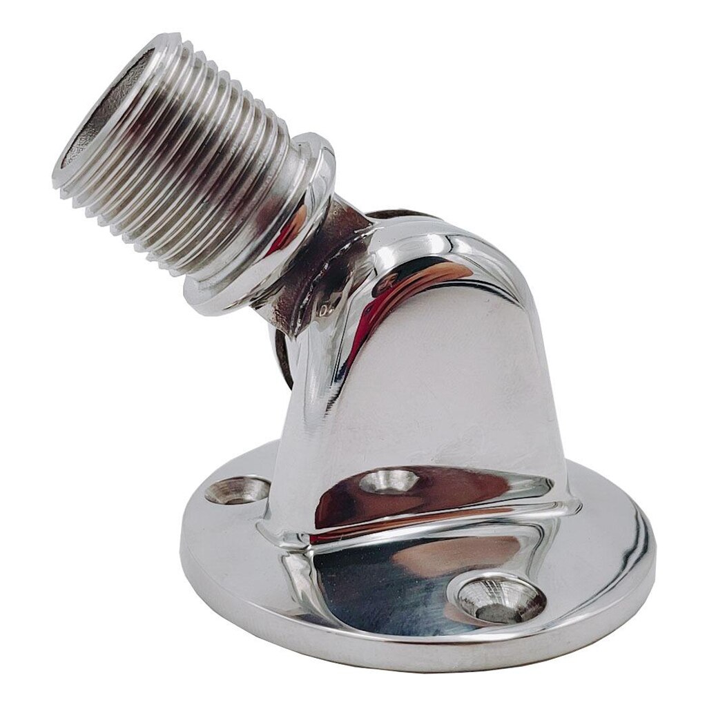 Stainless Steel Boat Swivel Antenna Mount Free Pivoting Base Marine Grade