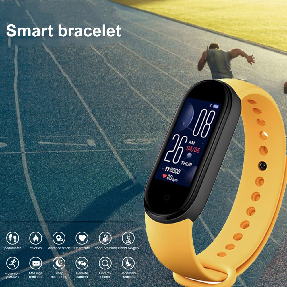 Fitness Heart Rate Tracker Activity Tracking Watch with Heart Rate Monitor Smart Wristband Pedometer for Men and Women Children