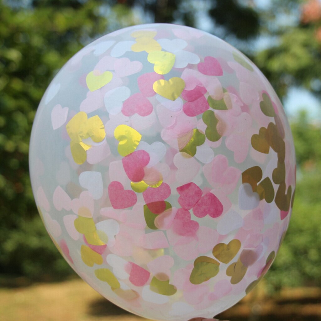 4 Packs Heart Shape Confetti Tissue Paper Wedding Party Decoration Biodegradable