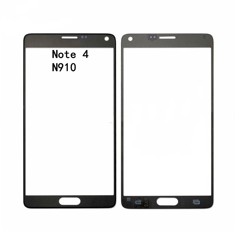 For Samsung Galaxy Note 1 2 3 4 5 N7000 N7100 N900 N910 N920 Note 4 Note 5 Front Outer Glass Lens Cover Touch Screen