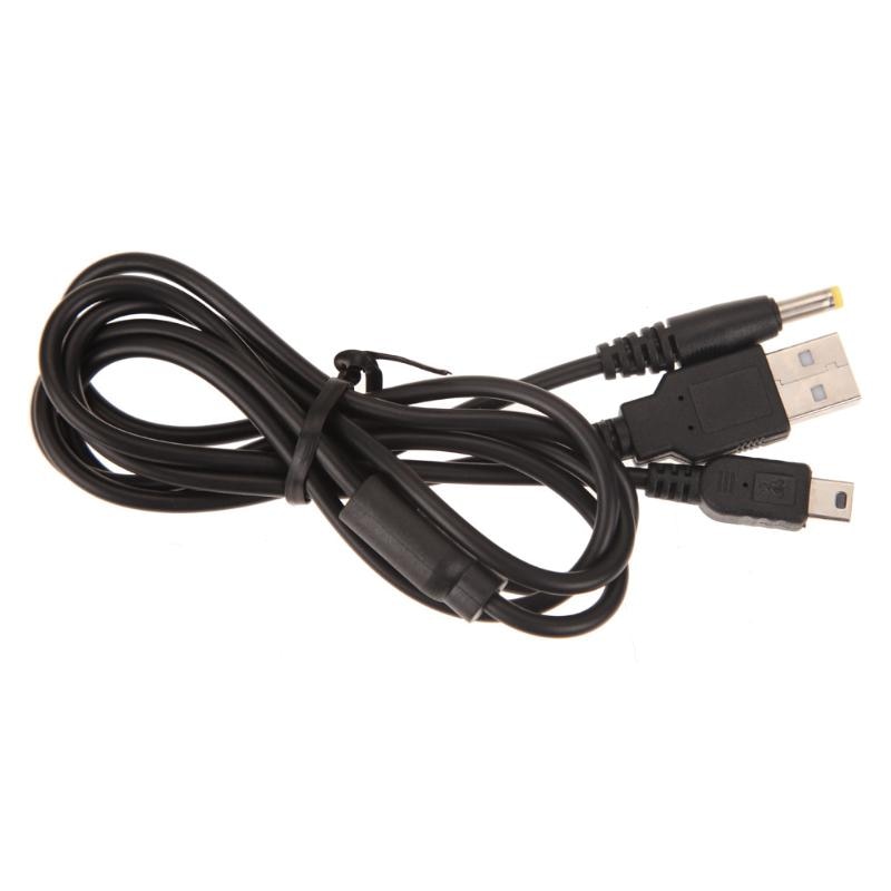 1.2m 2 in 1 USB Data Data Transfer Sync Charge Cable Cord Wire for Sony PSP 2000 3000 Smart Devices