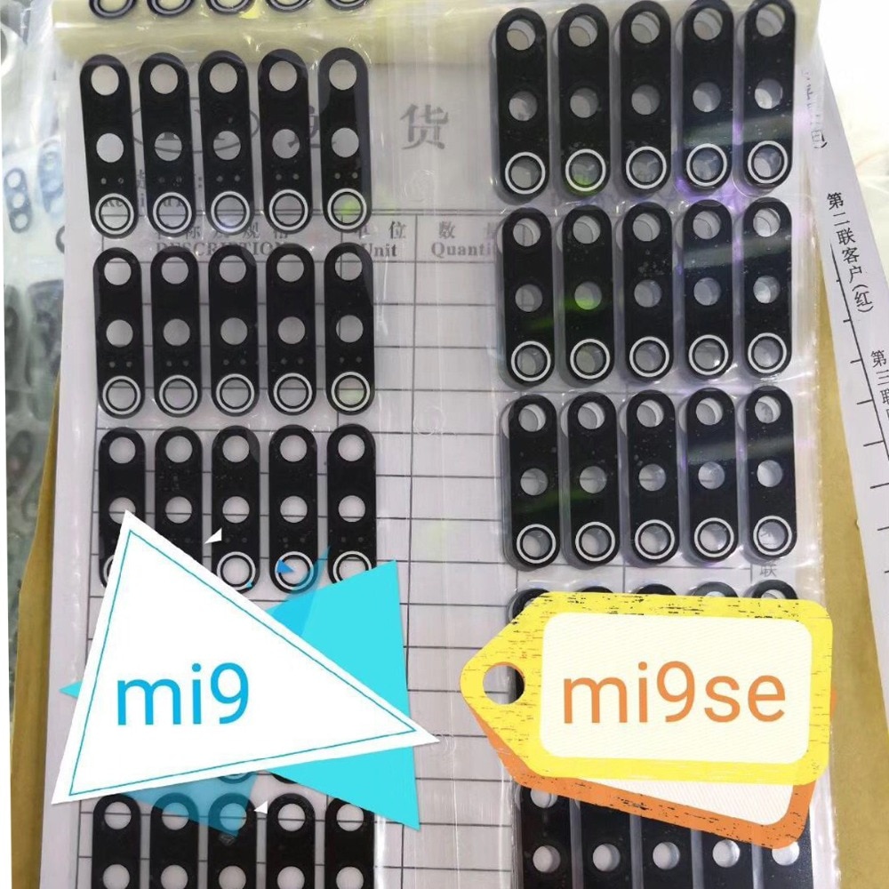 5PCS Back Camera Glass Lens Replacement Parts For Xiaomi Mi 9 SE Rear Camera Glass Lens Cover Repair
