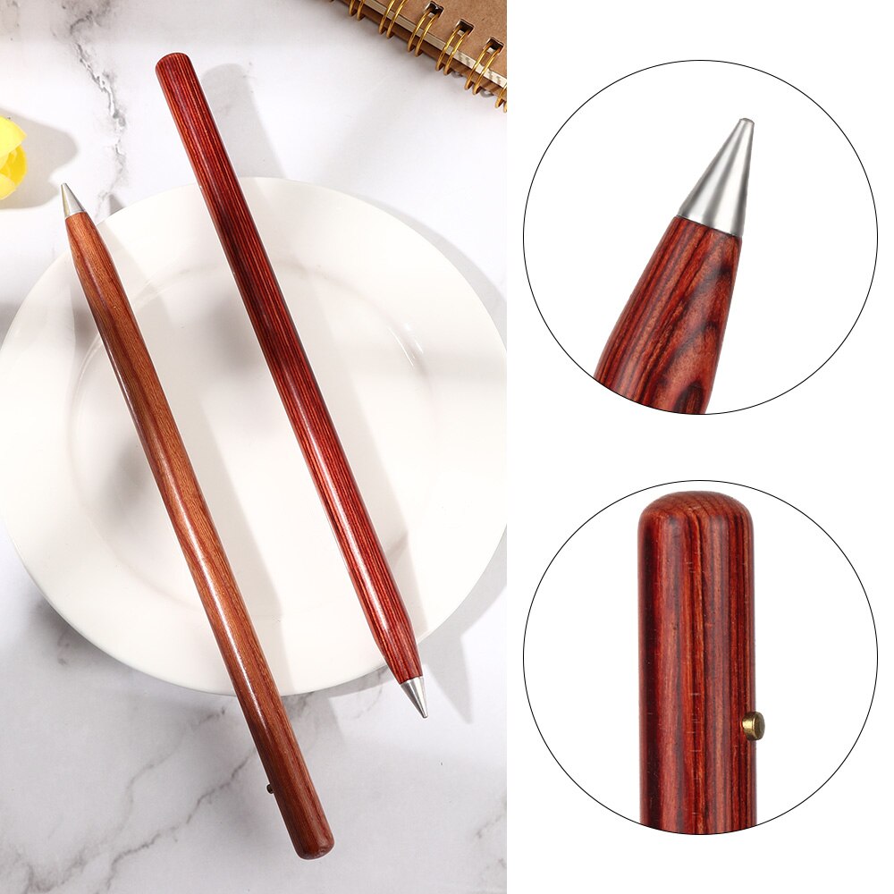 Durable Unlimited Writing Inkless Pen HB Eternal Pencil Wood Penholder Office Supplies School Stationery Drawing Sketch Tool