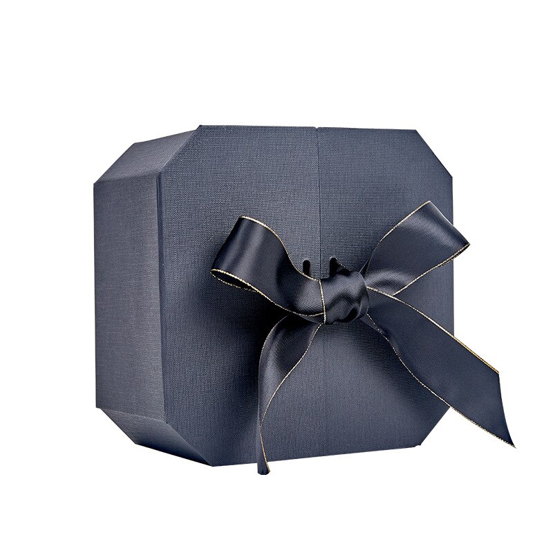 Octogonal caixa de presente sacos de papel para presentes caixa de flor de casamento caixa de doces embalagem de presente suprimentos de festa de aniversário decorações