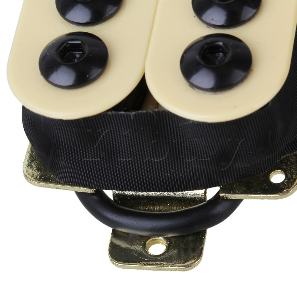 Yibuy Double Coil Humbucker Electric Guitar Neck Bridge Pickup Ceramic Magnets