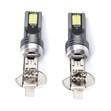 2Pcs H1 LED Fog Light Headlight Kits 100W 14000LM High Power Bulbs 6000K White Lamps