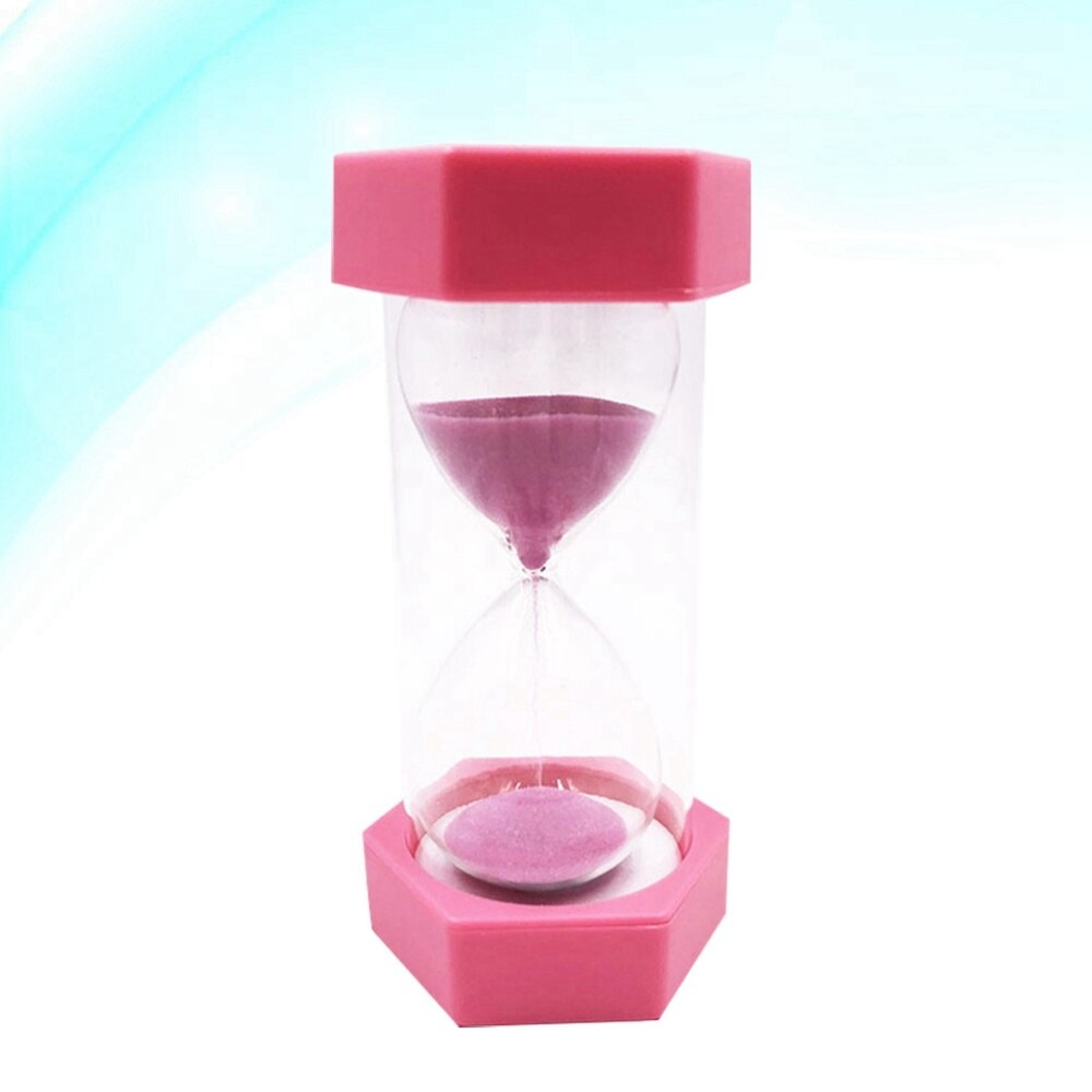 10 Minutes Hourglass Timer Decoration Small Hexagonal Hourglass Timer Children's Playing ): Default Title