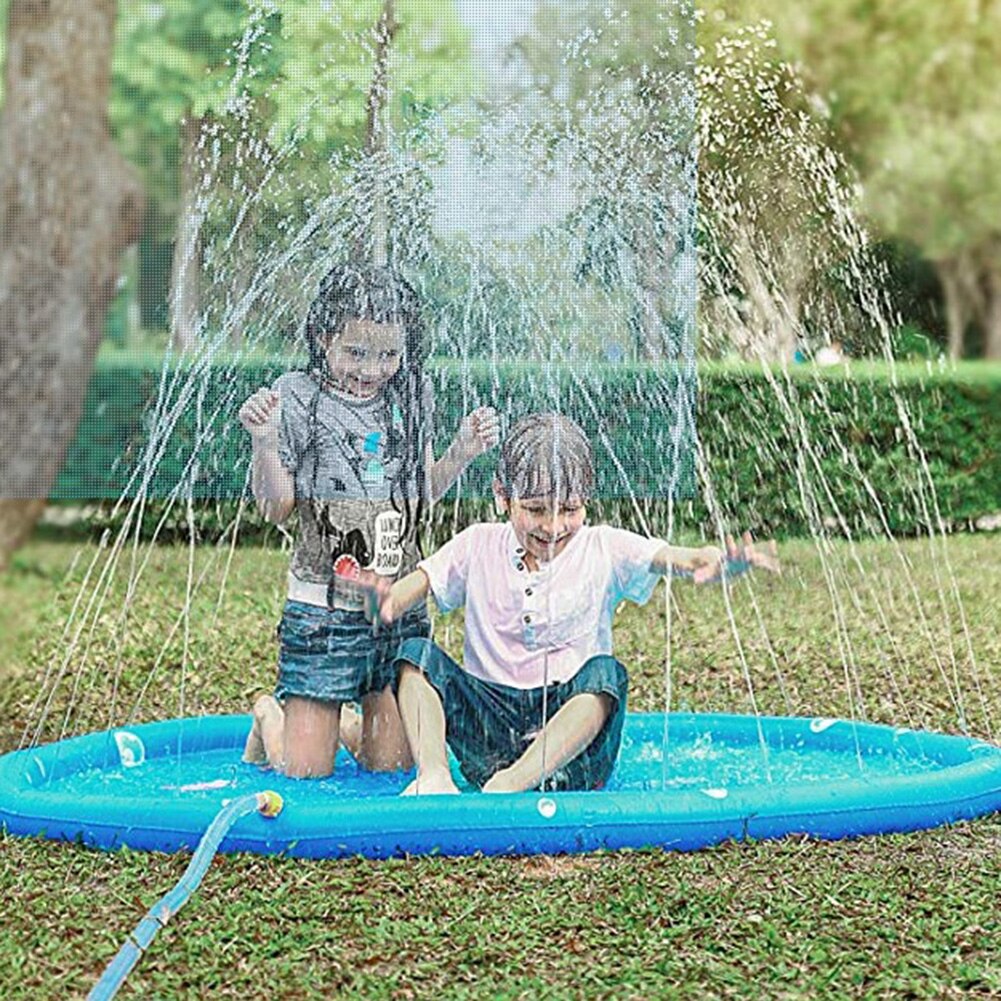 Di proprietà dei capretti Esterna Del Prato Inglese Spiaggia del cavalla Animale Gonfiabile Acqua Nebulizzata Bambini spruzzatore Gioco pad Zerbino Giochi D'acqua Spiaggia Zerbino Cuscino giocattoli