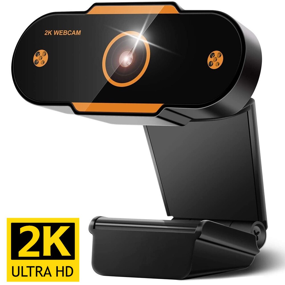 Cámara Web 2K 1080P 720p 480p HD con micrófono, cámara Web giratoria de escritorio para PC, minicámara Web para ordenador, trabajo de grabación de vídeo: 480P