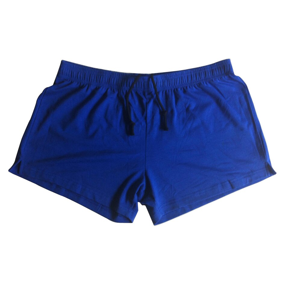 Almindelige træningsshorts bomuldsshorts til #39 fitness bodybuilding tøj bukser jogger tøj: Almindelig blå / L