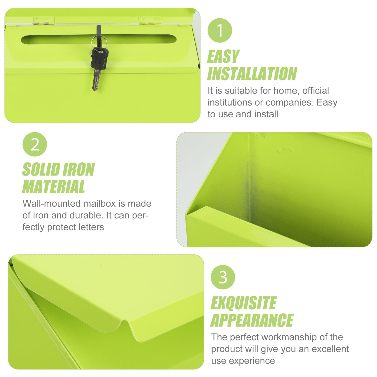 Convenient Suggestion Box Wall-mounted Box Household Mail Box Letter Supply